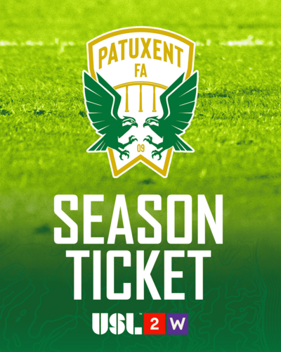 Patuxent FA Season Ticket: 2026 General Admission USL 2 & USL W poster