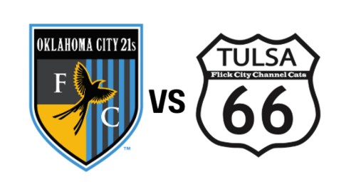 OKCFC Reserves vs Flick City Channel Cats poster