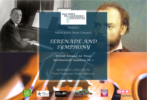 Serenade and Symphony with the McKinney Philharmonic Orchestra poster