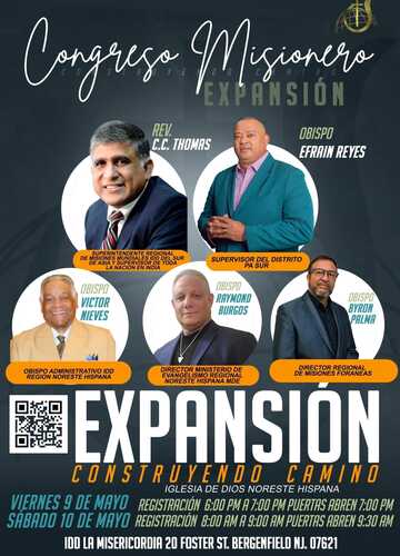 Iglesia de Dios Region Noreste Hispana EXPANSION poster