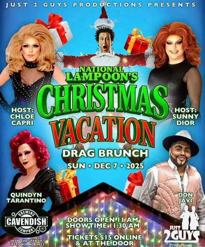 National Lampoons Christmas Vacation DRAG BRUNCH! poster