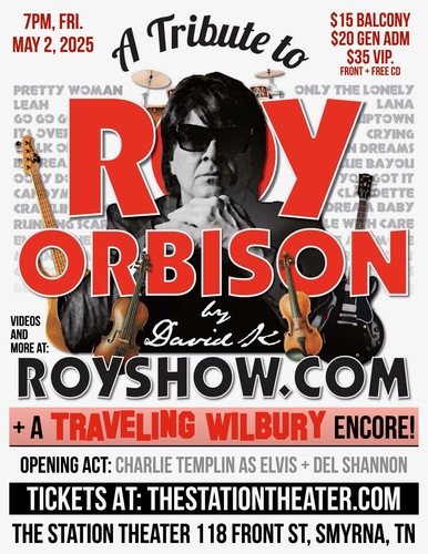 David K as Roy Orbison poster