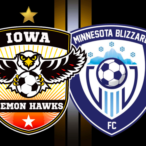 Iowa Demon Hawks vs Minnesota Blizzard poster