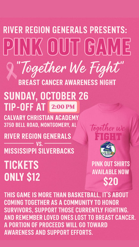 Get ready for the Season Opener: Paint It Pink for Breast Cancer Awareness! poster