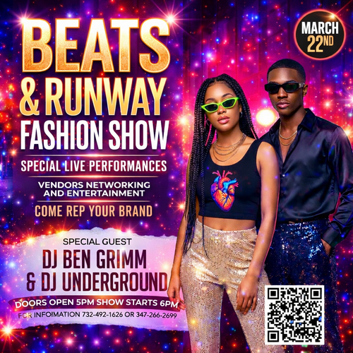 BEATS AND RUNWAY FASHION SHOW  poster