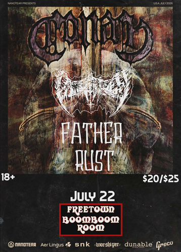 Conan at The Freetown Boom Boom Room poster