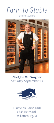 Farm to Stable Dinner Series: Featuring Chef Joe VanWagner poster