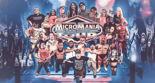 Micromania (Midget Wrestling) Tour Invades West Branch, MI poster