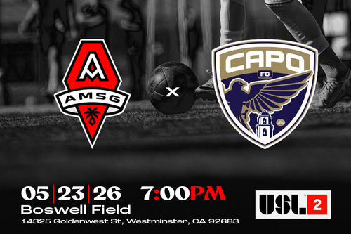 USL 2 - Match 2 v Capo FC - HOME OPENER  poster