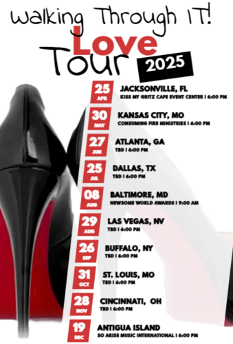 Baltimore, MD -Newsome World Awards- Walking Through IT! Love Tour 2025 Volume #1 poster