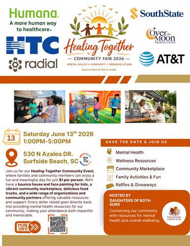 Join the Community Resource Fair for Healing Together! poster