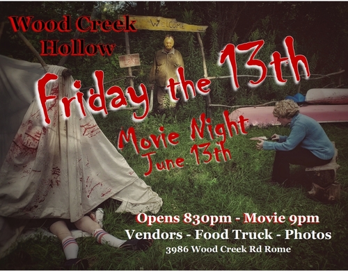 Friday the 13th FREE Movie Night  poster