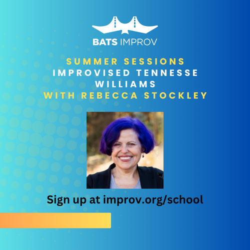 In-Person: Improvised Tennessee Williams with Rebecca Stockley - 08/18/25 poster