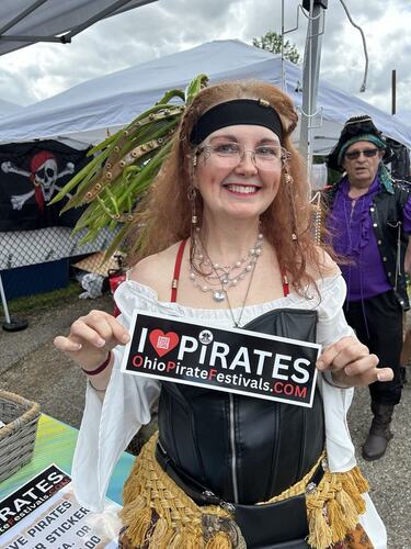 Ohio  Pirate Con Merchant Payment Center for the Nautical Bazaar poster