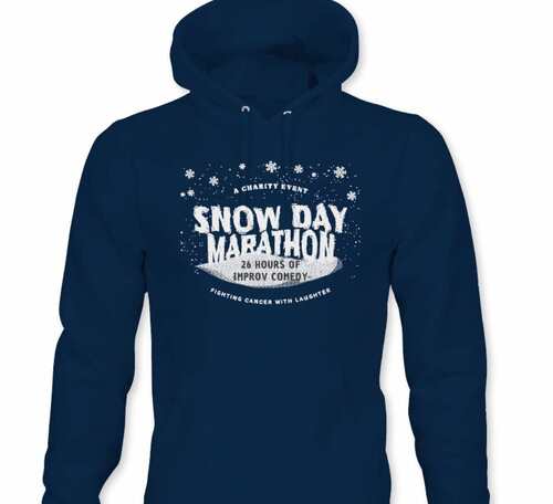 Snow Day Marathon Hoodie poster