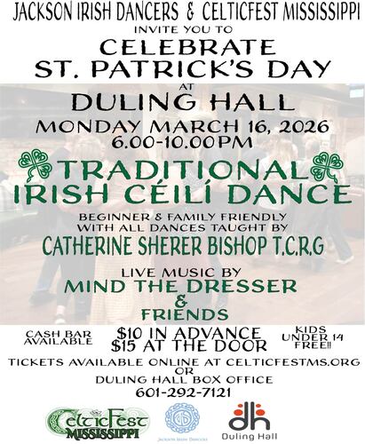 St. Patrick's Day Traditional Irish Céilí Dance poster