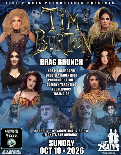 Tim Burton Drag Brunch poster