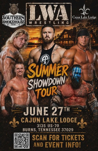 LWA Wrestling: Summer Showdown Tour at Cajun Lake Lodge poster
