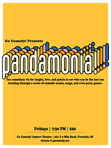 Pandamonia | Chaotic Improv Comedy Show poster