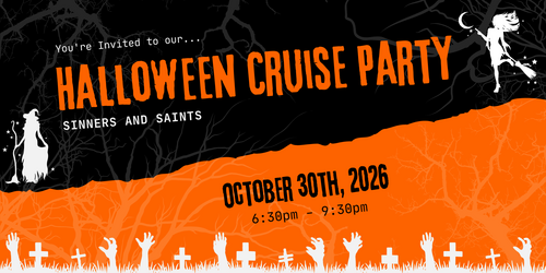 Sinners & Saints Haunted Halloween Party Cruise ft. TWINEM poster