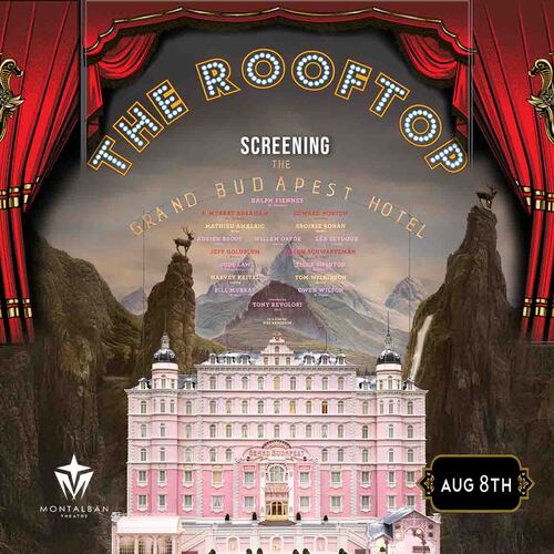 The Grand Budapest Hotel : Hollywood Glam! Rooftop Cult Classic Screening poster