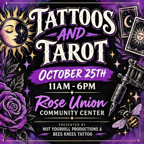 Tattoo's and Tarot poster