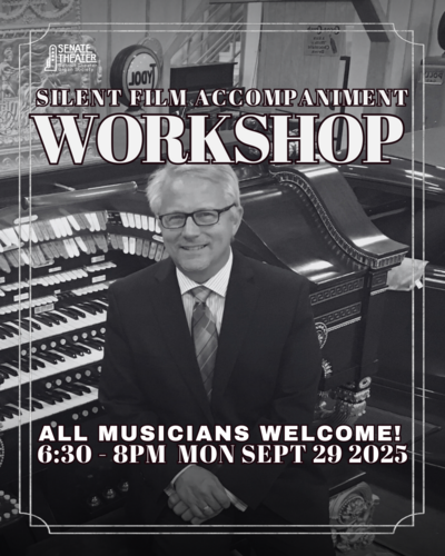 Silent Film Accompaniment Workshop poster