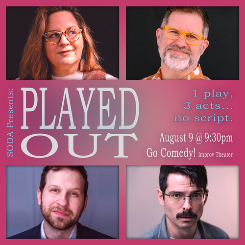 DIF 8/9/25 Go! 9:30pm (Local Spot, Quicksand, Impronol, Played Out) poster