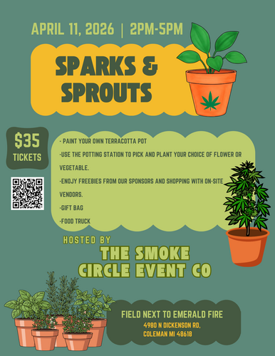 Sparks & Sprouts : Puff n Paint poster