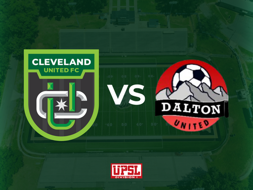 Cleveland United FC vs. Dalton United poster
