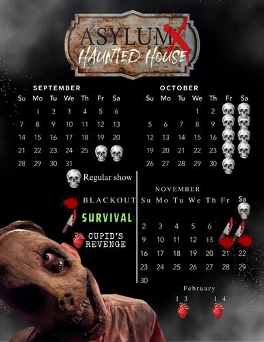 Asylum X Haunted House  poster