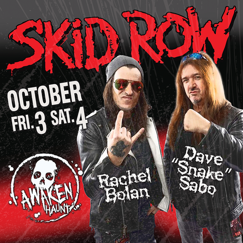 Skid Row meet and greet Oct. 3rd/4th poster