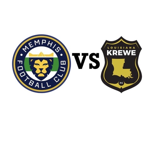 Memphis FC vs LA Krewe poster