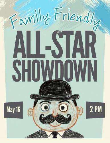 Go Comedy! Family Friendly All-Star Showdown | Improvised Game Show for Families poster