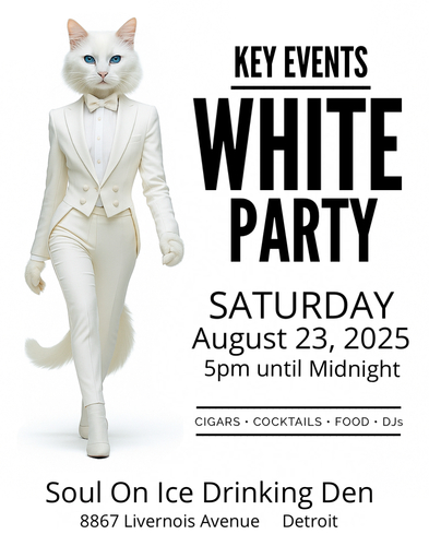KEY EVENTS- WHITE PARTY poster