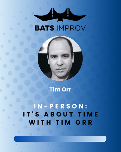 In-Person: It's About Time with Tim Orr - 10/18/25 poster