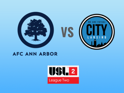 AFC Ann Arbor Men vs Lansing City poster