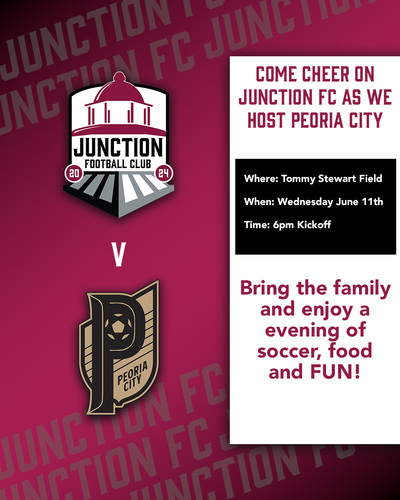 Junction FC vs Peoria City poster