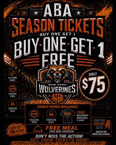 BOGO Early Bird Season Pass poster