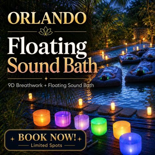 9D Breathwork and Floating Sound Bath - Orlando, FL - 7/11 image