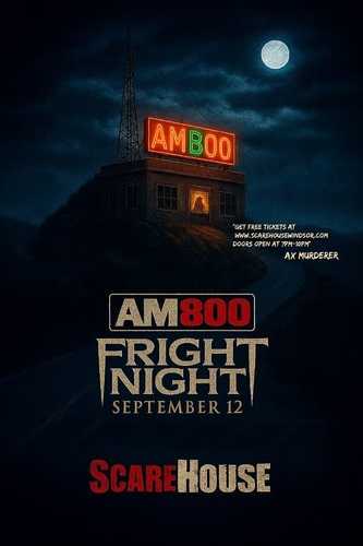 AM800 CKLW Fright Night! poster