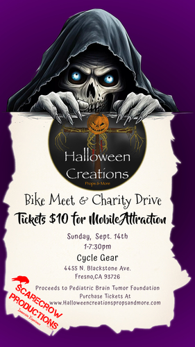 Bike Meet & Charity Drive poster