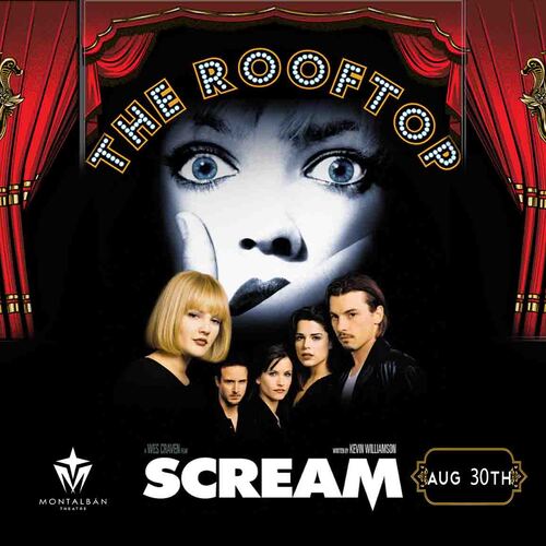 Scream : Hollywood Glam! Rooftop Cult Classic Screening poster