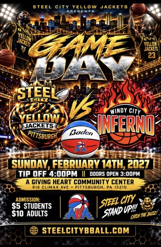 Steel City Yellow Jackets vs Windy City Inferno!🐝 poster