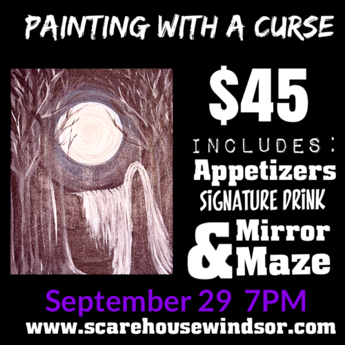 Painting with a Curse -  Which Way to the Beach poster