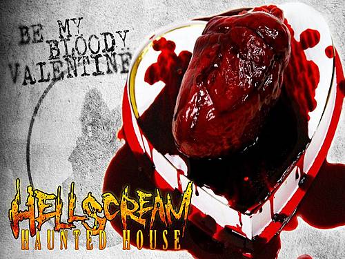 2026 Bloody Valentine @ HellScream Haunts poster