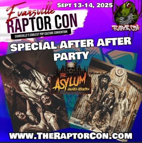 Raptor Con After After party at the Asylum poster