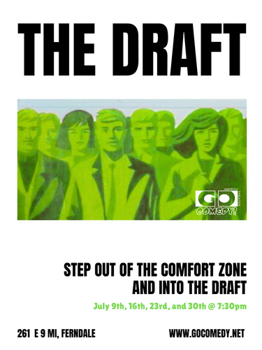 The Draft | Comedy Improv Show poster