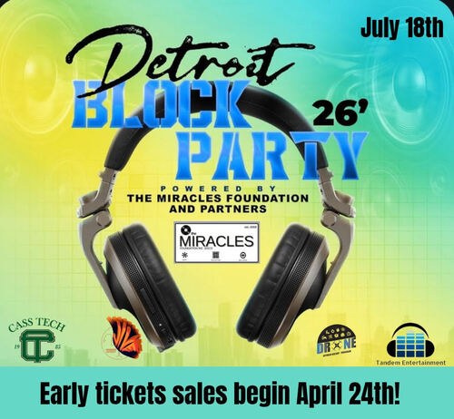 Detroit Block Party & Music & Fest '26 (new) poster