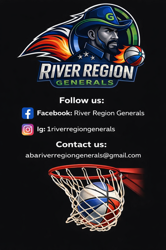 River Region Generals Preseason Season Pass Sale;  ABA Pro Basketball Team Montgomery Alabama  poster